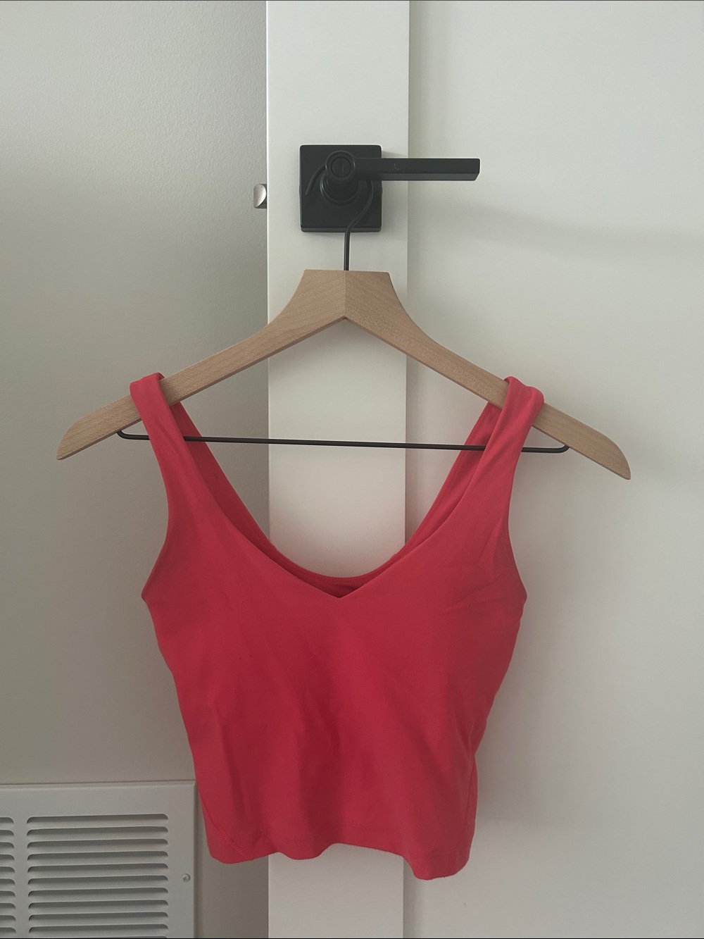 Lululemon Align Red V-Neck Crop Tank